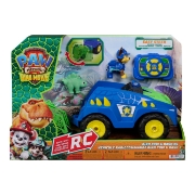 Imagine PATRULA CATELUSILOR FILMUL CU DINOZAURI SET VEHICUL DINO RC CU TELECOMANDA FIGURINA CHASE SI ACCESORII