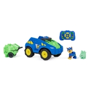 Imagine PATRULA CATELUSILOR FILMUL CU DINOZAURI SET VEHICUL DINO RC CU TELECOMANDA FIGURINA CHASE SI ACCESORII