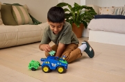 Imagine PATRULA CATELUSILOR FILMUL CU DINOZAURI SET VEHICUL DINO RC CU TELECOMANDA FIGURINA CHASE SI ACCESORII