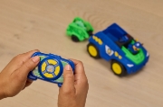 Imagine PATRULA CATELUSILOR FILMUL CU DINOZAURI SET VEHICUL DINO RC CU TELECOMANDA FIGURINA CHASE SI ACCESORII
