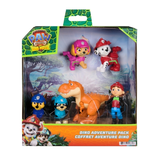 Imagine PATRULA CATELUSILOR FILMUL CU DINOZAURI SET AVENTURA DINO CU FIGURINE SI ACCESORII