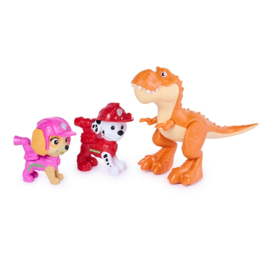 Imagine PATRULA CATELUSILOR FILMUL CU DINOZAURI SET AVENTURA DINO CU FIGURINE SI ACCESORII