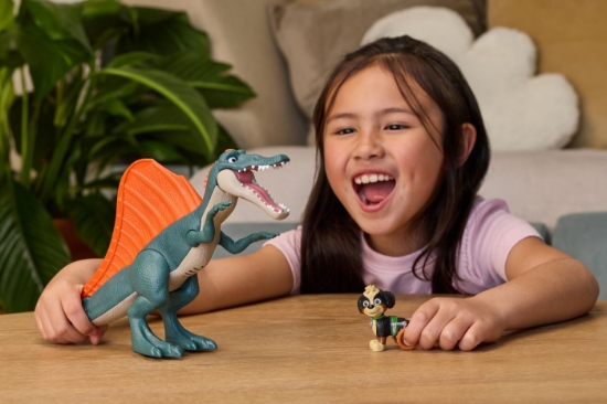 Imagine PATRULA CATELUSILOR FILMUL CU DINOZAURI SET DE JOACA DINO RISE AND ROLL CU FIGURINA