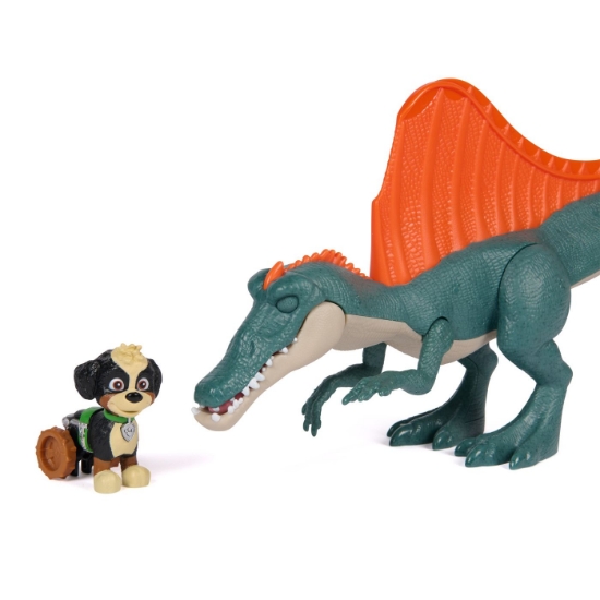 Imagine PATRULA CATELUSILOR FILMUL CU DINOZAURI SET DE JOACA DINO RISE AND ROLL CU FIGURINA