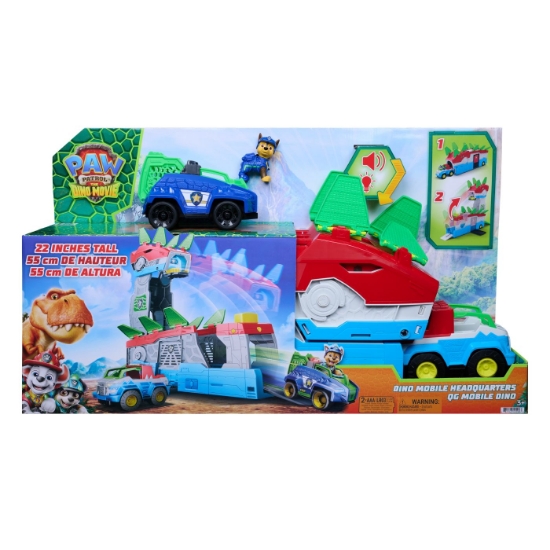 Imagine PATRULA CATELUSILOR FILMUL CU DINOZAURI SET SEDIU MOBIL DINO CU FIGURINA SI ACCESORII