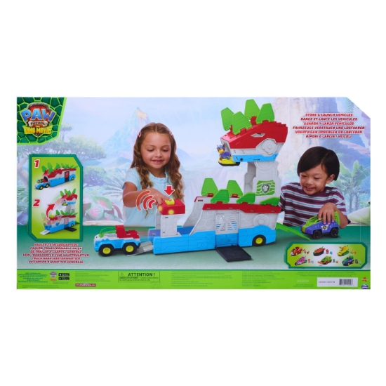 Imagine PATRULA CATELUSILOR FILMUL CU DINOZAURI SET SEDIU MOBIL DINO CU FIGURINA SI ACCESORII