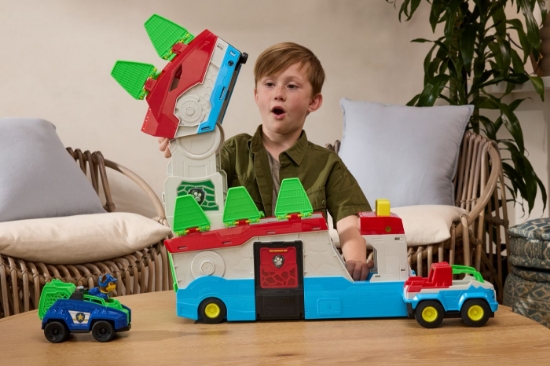 Imagine PATRULA CATELUSILOR FILMUL CU DINOZAURI SET SEDIU MOBIL DINO CU FIGURINA SI ACCESORII