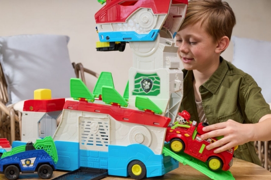 Imagine PATRULA CATELUSILOR FILMUL CU DINOZAURI SET SEDIU MOBIL DINO CU FIGURINA SI ACCESORII