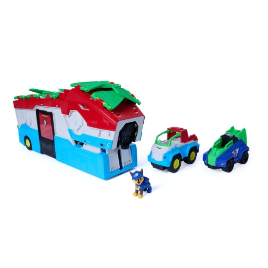 Imagine PATRULA CATELUSILOR FILMUL CU DINOZAURI SET SEDIU MOBIL DINO CU FIGURINA SI ACCESORII