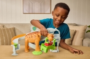 Imagine PATRULA CATELUSILOR FILMUL CU DINOZAURI SET DE JOACA LIFT AND RACE CU FIGURINA