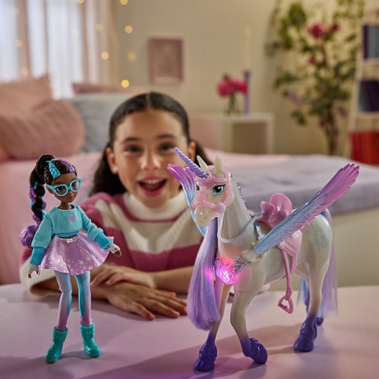 Imagine  UNICORN ACADEMY SET MAGIA PIETRELOR PRETIOASE PAPUSA LAYLA SI UNICORNUL GLACIER