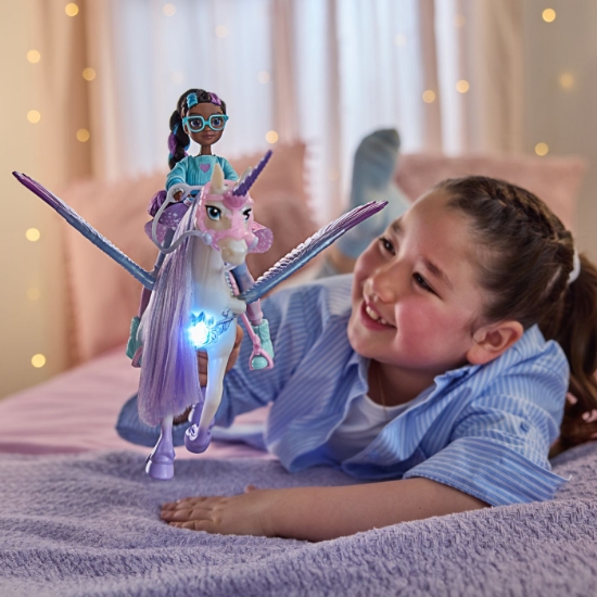 Imagine  UNICORN ACADEMY SET MAGIA PIETRELOR PRETIOASE PAPUSA LAYLA SI UNICORNUL GLACIER