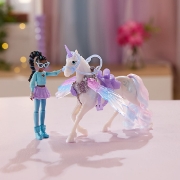 Imagine  UNICORN ACADEMY SET MAGIA ARIPILOR PAPUSA LAYLA SI UNICORNUL GLACIER