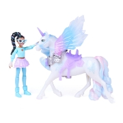 Imagine  UNICORN ACADEMY SET MAGIA ARIPILOR PAPUSA LAYLA SI UNICORNUL GLACIER