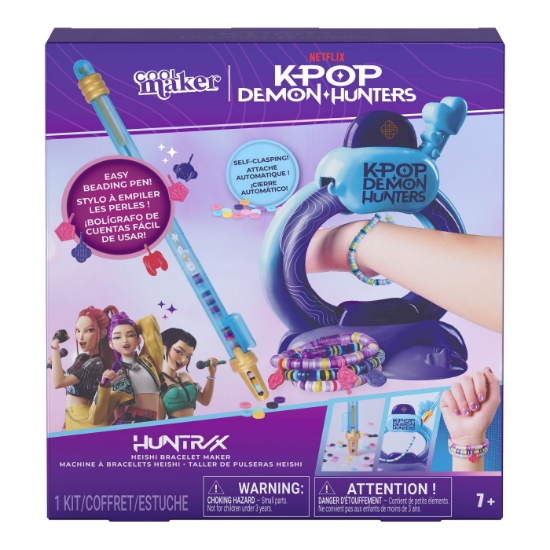 Imagine COOL MAKER K POP VANATORI DE DEMONI APARAT PENTRU CONFECTIONAT BRATARI HEISHI 