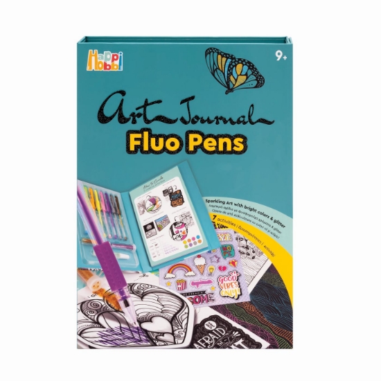 Imagine HAPPI HOBBI JURNAL ARTISTIC CU PIXURI FLUO