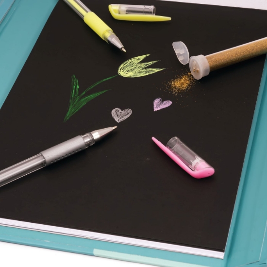 Imagine HAPPI HOBBI JURNAL ARTISTIC CU PIXURI FLUO