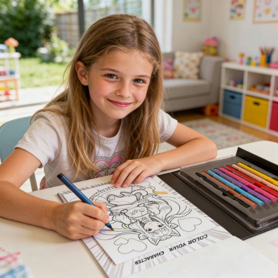 Imagine HAPPI HOBBI JURNAL ARTISTIC CU MARKERE MANGA 
