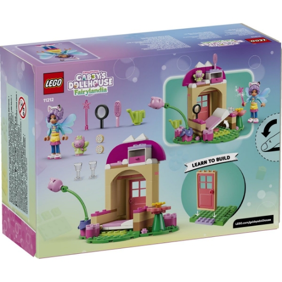 Imagine LEGO GABBYS DOLLHOUSE FAIRYLANDIA CASUTA DIN GRADINA A ZANEI MIAU 11212