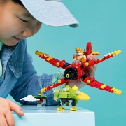 Imagine LEGO SONIC THE HEDGEHOG AVIONUL TORNADO 1 AL LUI TAILS 77119