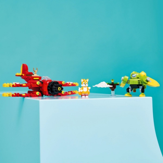 Imagine LEGO SONIC THE HEDGEHOG AVIONUL TORNADO 1 AL LUI TAILS 77119