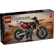 Imagine LEGO TECHNIC MOTOCICLETA DUCATI DESMO 450 MX VERSIUNEA DE UZINA 42238