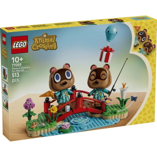 Imagine LEGO ANIMAL CROSSING ZIUA DISTRACTIVA A LUI TIMMY SI TOMMY 77059