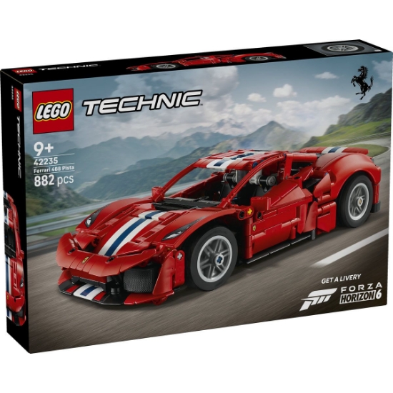 Imagine LEGO TECHNIC MASINA FERRARI 488 PISTA 42235