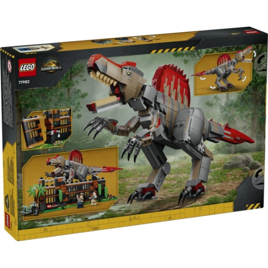 Imagine LEGO JURASSIC WORLD SPINOSAURUS DEZLANTUIT 77982