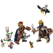 Imagine LEGO ONE PIECE DORRY VS BROGY GIGANTII DIN MICUTA GRADINA 75644