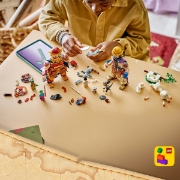 Imagine LEGO ONE PIECE DORRY VS BROGY GIGANTII DIN MICUTA GRADINA 75644