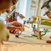 Imagine LEGO ONE PIECE DORRY VS BROGY GIGANTII DIN MICUTA GRADINA 75644