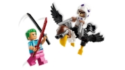 Imagine LEGO ONE PIECE DORRY VS BROGY GIGANTII DIN MICUTA GRADINA 75644