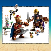 Imagine LEGO ONE PIECE DORRY VS BROGY GIGANTII DIN MICUTA GRADINA 75644