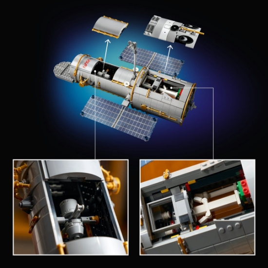Imagine LEGO ICONS TELESCOPUL SPATIAL HUBBLE 11382