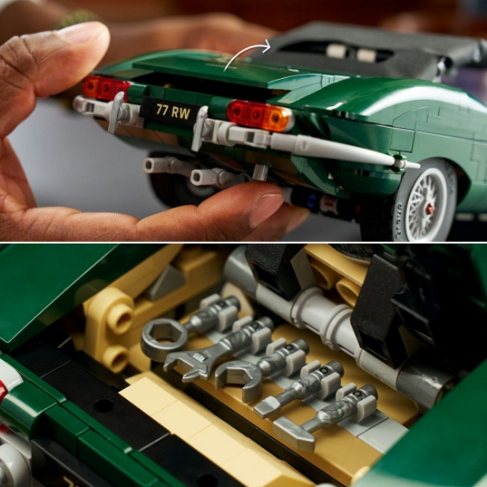 Imagine LEGO ICONS JAGUAR E TYPE 11381