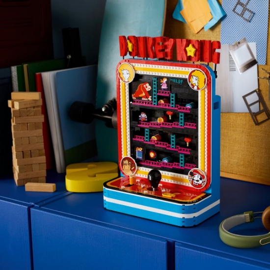 Imagine LEGO SUPER MARIO JOC ARCADE DONKEY KONG 72051