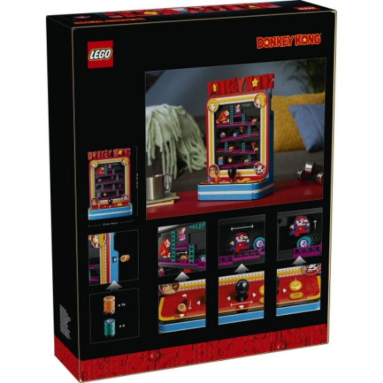 Imagine LEGO SUPER MARIO JOC ARCADE DONKEY KONG 72051