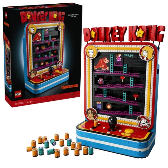 Imagine LEGO SUPER MARIO JOC ARCADE DONKEY KONG 72051