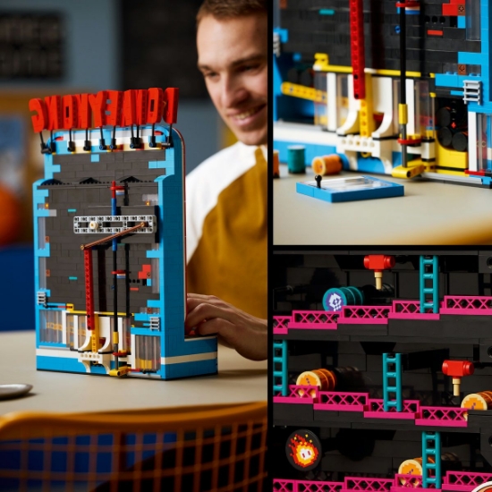 Imagine LEGO SUPER MARIO JOC ARCADE DONKEY KONG 72051