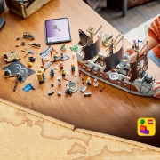 Imagine LEGO ONE PIECE CORABIA DE LUPTA A LUI GARP 75646