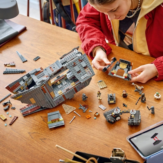 Imagine LEGO STAR WARS OFFWORLD SANDCRAWLER SI MUDHORN 75453