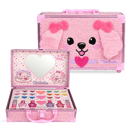 Imagine MARTINELIA PUPPIES FLUFFY SET COMPLET DE MACHIAJ IN CUTIE METALICA