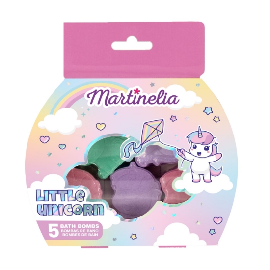 Imagine MARTINELIA LITTLE UNICORN SET 5 BOMBE DE BAIE 