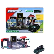 Imagine MAJORETTE SET SHOWROOM AUTO MINI CU MASINUTA INCLUSA MINI ACEMAN SCARA 1 LA 64