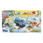 Imagine MONSTER JAM MINI JAMS SET DE JOACA MEGALODON ATACUL CALAMARULUI 