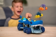 Imagine MONSTER JAM MINI JAMS SET DE JOACA MEGALODON ATACUL CALAMARULUI 