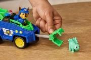 Imagine PATRULA CATELUSILOR FILMUL CU DINOZAURI SET DINO VEHICUL DE POLITIE CU FIGURINA CHASE SI ACCESORII 15CM