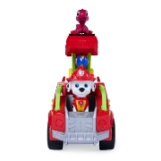 Imagine PATRULA CATELUSILOR FILMUL CU DINOZAURI SET DINO VEHICUL DE POMPIERI CU FIGURINA MARSHALL SI ACCESORII 15CM