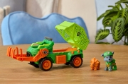 Imagine PATRULA CATELUSILOR FILMUL CU DINOZAURI SET DINO VEHICUL CAMION DE RECICLARE CU FIGURINA ROCKY SI ACCESORII 15CM